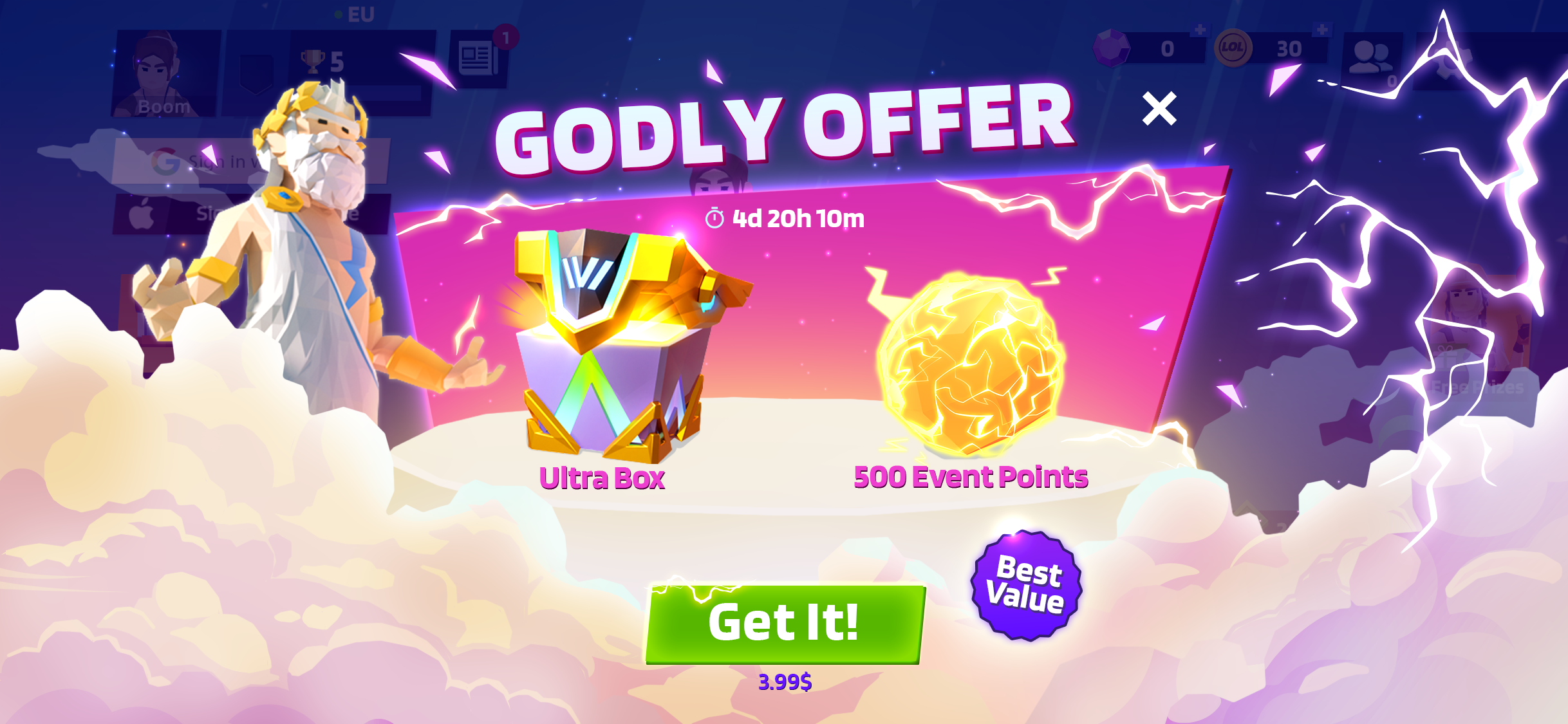 1V1 — Godly Offer