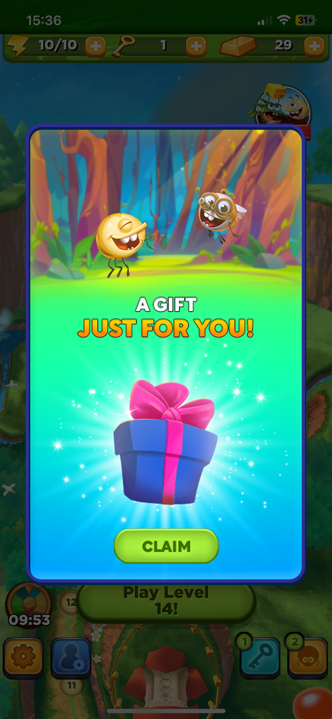 Best Fiends — Gift Popup