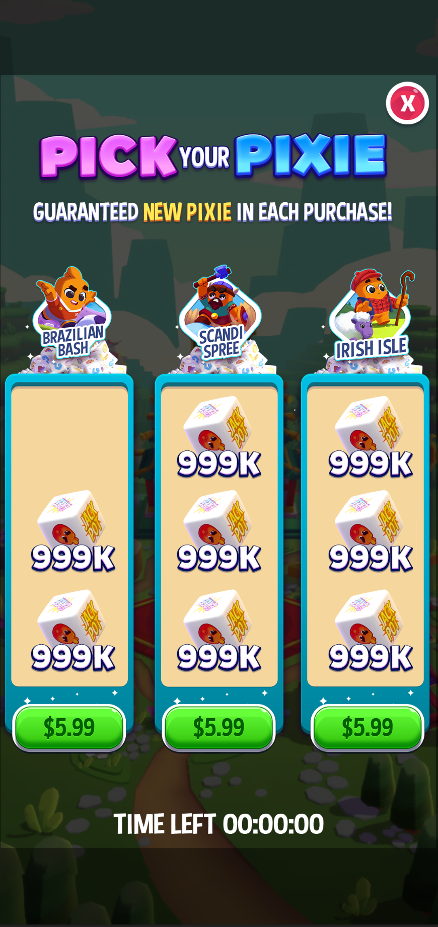 Pick Your Pixie / Alternate Offer — SuperPlay design